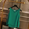 Image of 2020 Fashion Brand Women's blouse Summer sleeveless Chiffon shirt