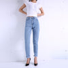 Image of Harem Pants Vintage High Waist Jeans Woman Boyfriends Women's Jeans