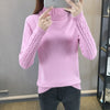Image of Women Knitted Sweaters Pullovers Turtleneck Long Sleeve