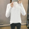 Image of Women Knitted Sweaters Pullovers Turtleneck Long Sleeve