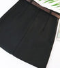 Image of 2020 Spring New Arrival Vintage High Waist A-line Office Skirts