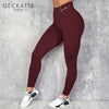 Image of Black Sport Leggings for Fitness Women Push Up