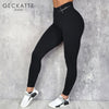 Image of Black Sport Leggings for Fitness Women Push Up