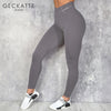 Image of Black Sport Leggings for Fitness Women Push Up