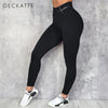 Image of Black Sport Leggings for Fitness Women Push Up