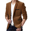 Image of Casual Suit Jacket Men Blazer Masculino Clothing Vetement Homme