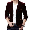 Image of Casual Suit Jacket Men Blazer Masculino Clothing Vetement Homme
