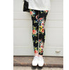 Image of Graffiti Leggings Floral Patterned Print Leggings