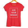Image of EU Size Custom T Shirt Female Add Your Own Design Print The Text Picture High Quality 100% Cotton T-shirt