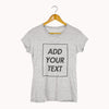 Image of EU Size Custom T Shirt Female Add Your Own Design Print The Text Picture High Quality 100% Cotton T-shirt