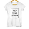 Image of EU Size Custom T Shirt Female Add Your Own Design Print The Text Picture High Quality 100% Cotton T-shirt