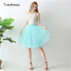 Image of Gothic 5 Layers 65cm Mix Colors Tutu Tulle Skirt Women Streetwear High Waist Pleated Midi Skirts spudniczki jupe rokken faldas