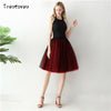 Image of Gothic 5 Layers 65cm Mix Colors Tutu Tulle Skirt Women Streetwear High Waist Pleated Midi Skirts spudniczki jupe rokken faldas