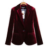 Image of High Quality New Velvet Women Blazer