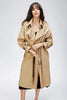 Image of JAZZEVAR 2019 Autumn New Women's Casual trench coat oversize Double Breasted Vintage Washed Outwear Loose Clothing
