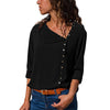 Image of Leisure Blouse Long Sleeve Women Blouses and Skew Collar