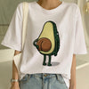 Image of Short Sleeve New Avocado Shirt Vegan T Shirt Women Harajuku Kawaii
