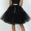 Image of Petticoat 5 Layers 60cm Tutu Tulle Skirt Vintage Midi Pleated Skirts