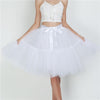 Image of Petticoat 5 Layers 60cm Tutu Tulle Skirt Vintage Midi Pleated Skirts