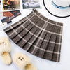 Image of Plus Size Harajuku Short Skirt New Korean Plaid Skirt Women Zipper