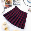 Image of Plus Size Harajuku Short Skirt New Korean Plaid Skirt