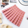 Image of Plus Size Harajuku Short Skirt New Korean Plaid Skirt Women Zipper