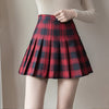 Image of Plus Size Harajuku Short Skirt New Korean Plaid Skirt Women Zipper