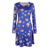 Image of S-5XL Plus Size Tunic Autumn Women Dresses Casual Cartoon Print
