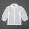 Image of See-through Women Mesh Sheer Blouse Top Shirts