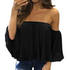 Image of Stylish Women Off Shoulder Casual Blouse Shirt
