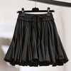 Image of Surmiitro White Black Chiffon Summer Shorts Skirt Women 2020 Fashion Korean High Waist Tutu Pleated Mini Sun School Skirt Female