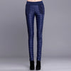 Image of Winter double-sided down cotton trousers thicker women wear high-waist pencil pants
