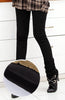 Image of Winter warm women stretch high elastic waist casual cotton pants