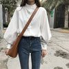 Image of Woherb Womens Blouses Vintage Long Sleeve Autumn & Winter