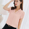 Image of Women Chiffon Blouse Summer Sexy O Neck Sleeveless