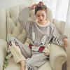 Image of Women Pajama Sets for Autumn and winter Flannel