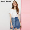 Image of Vero Moda Women's Crew Neck Multicolor Basic style Minimalist T-Shirt Top | 318101551