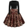 Image of Winter Dresses Women 50S 60S Vintage Robe Swing Pinup