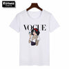 Image of Women 2020 Summer Graphic Tee Shirt Funny Princess Vogue