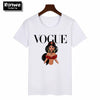 Image of Women 2020 Summer Graphic Tee Shirt Funny Princess Vogue