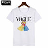 Image of Women 2020 Summer Graphic Tee Shirt Funny Princess Vogue