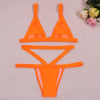 Image of Women's Sexy e Mesh Bikini Set Lace Hollow Out Bandage Swimsuit