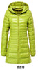Image of Ultra Light Down Jacket for Women made With Hooded Down Coat Female Big Size Coats