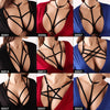 Image of Pentagram Bondage Body Harness Lingerie Goth Crop Cage Bra Lingerie