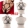 Image of Pentagram Bondage Body Harness Lingerie Goth Crop Cage Bra Lingerie