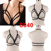Image of Pentagram Bondage Body Harness Lingerie Goth Crop Cage Bra Lingerie