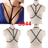 Image of Pentagram Bondage Body Harness Lingerie Goth Crop Cage Bra Lingerie