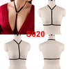Image of Pentagram Bondage Body Harness Lingerie Goth Crop Cage Bra Lingerie