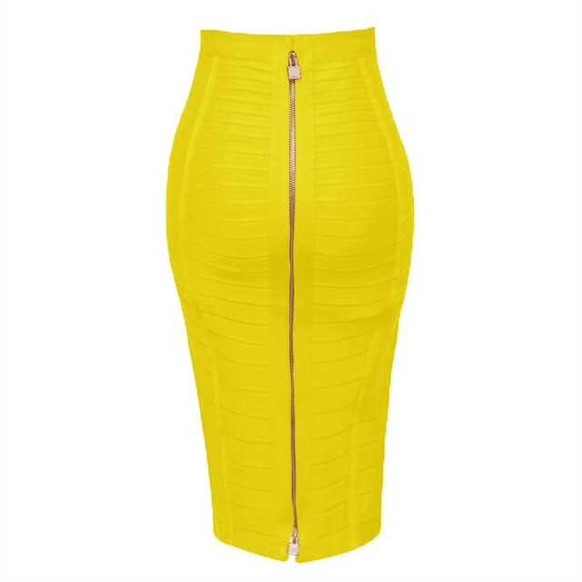 2020 Knitted Elastic Sweet Pencil Skirt