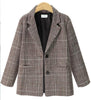 Image of Autumn & Winter Fashion Plaid Blazers Women